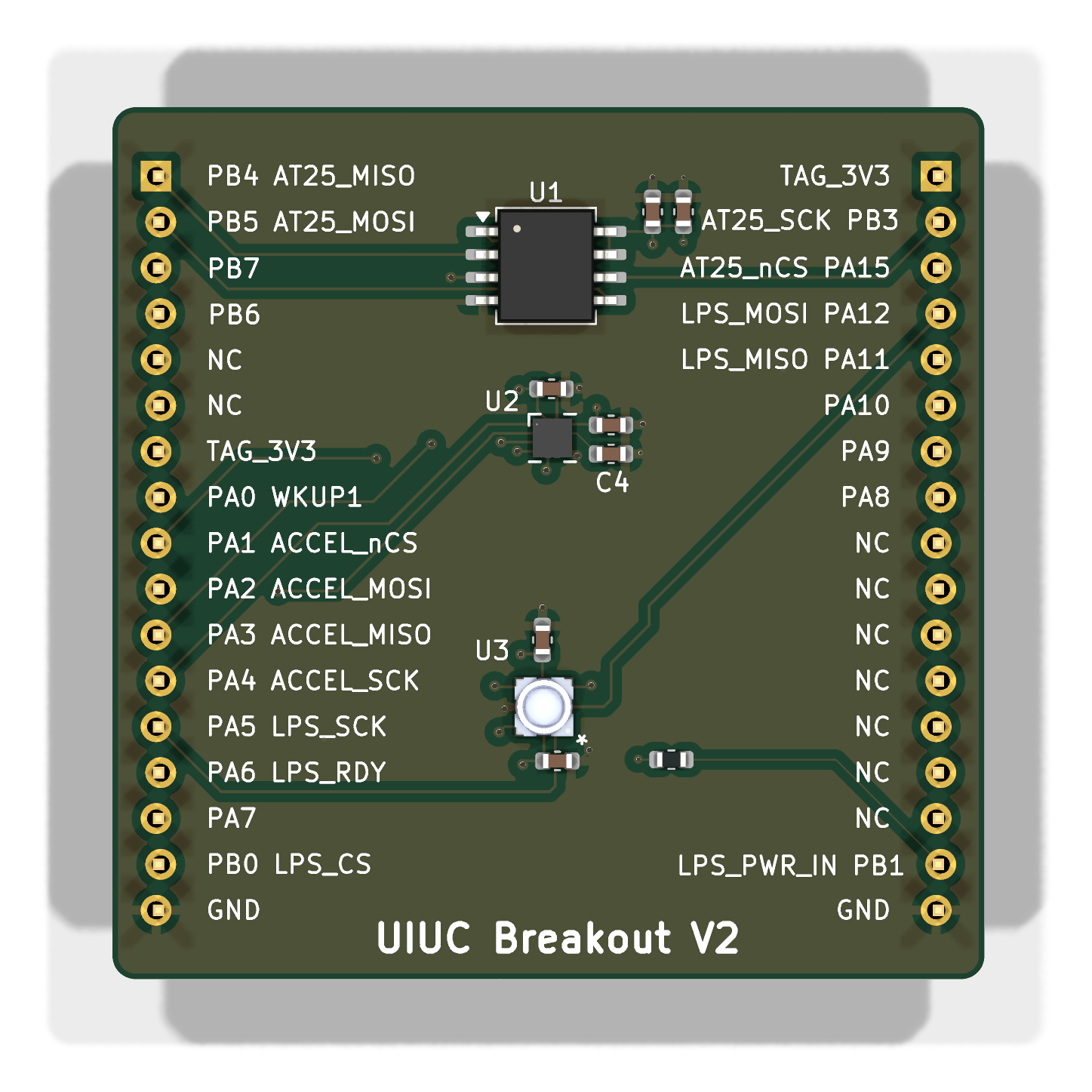 UIUCBreakout, top side
