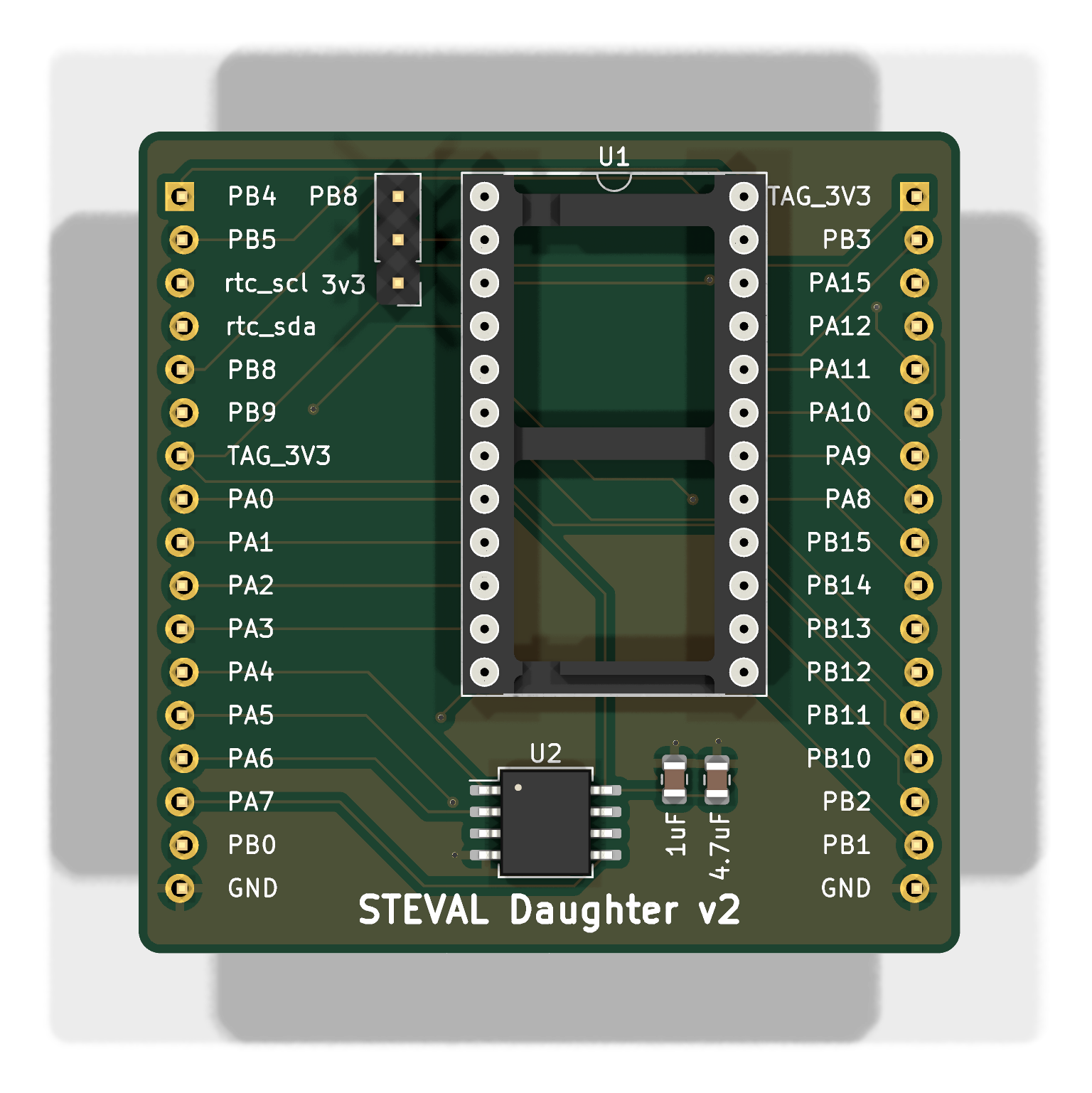 steval-daughter-v2, top side