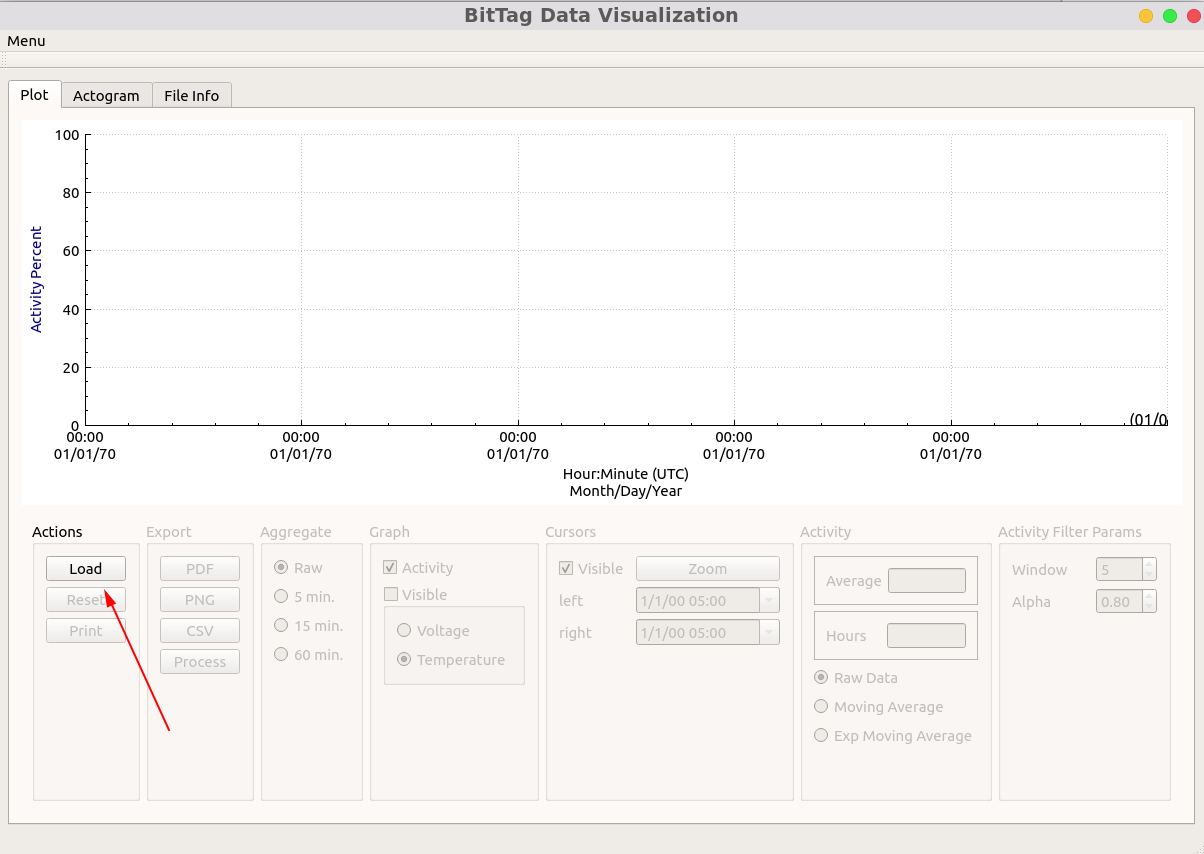 Bit Tag Visualizer startup screen