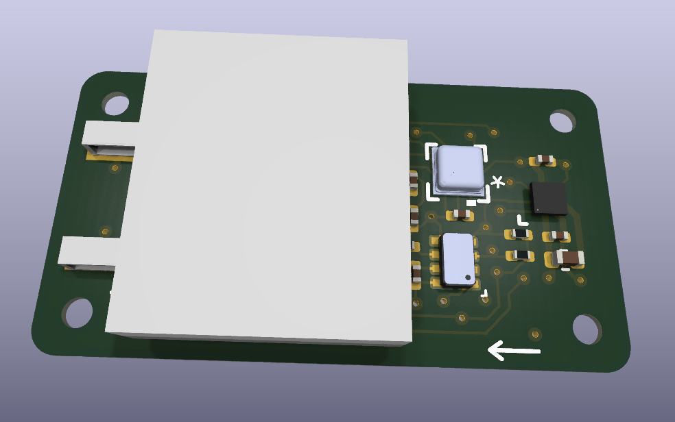 The assembled IMUTag