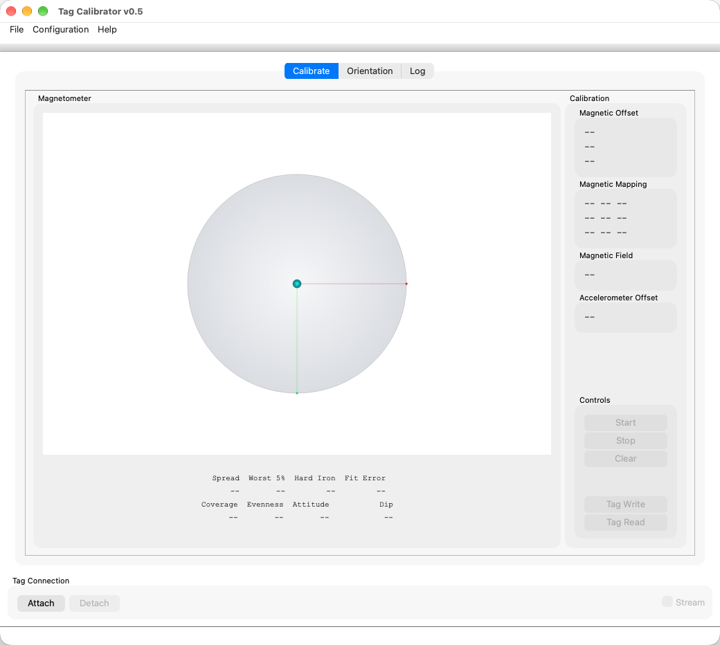 Qt Calibrate startup window