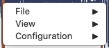 SensorViz plot context menu