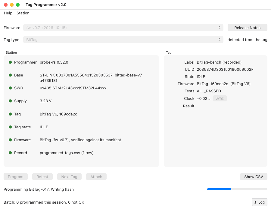Programming in progress